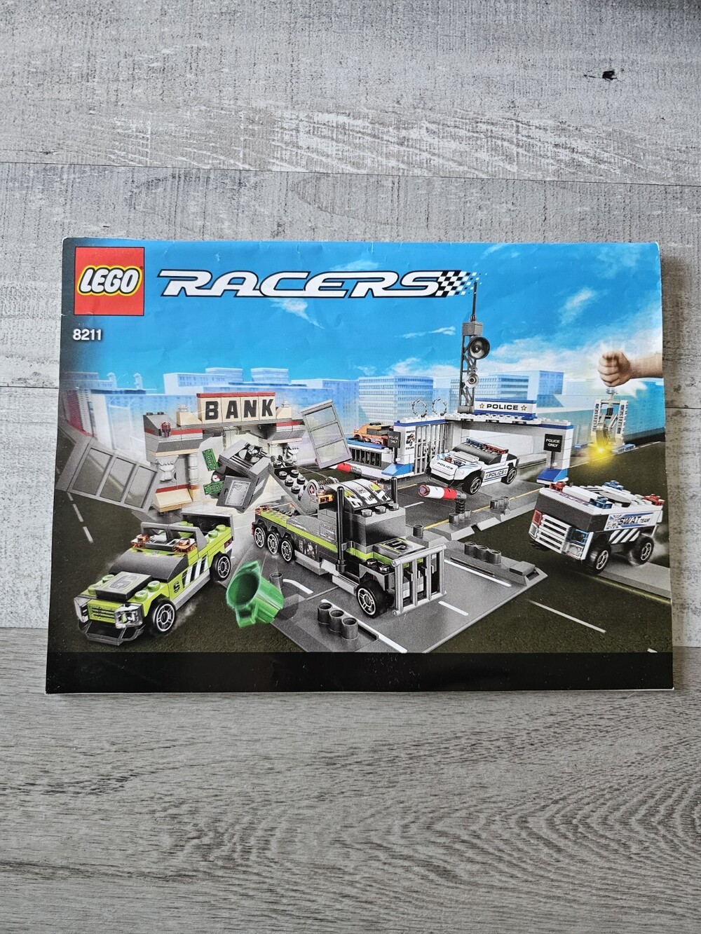 LEGO Racers Brick Street Getaway Instruction Booklet Only Set # 8211